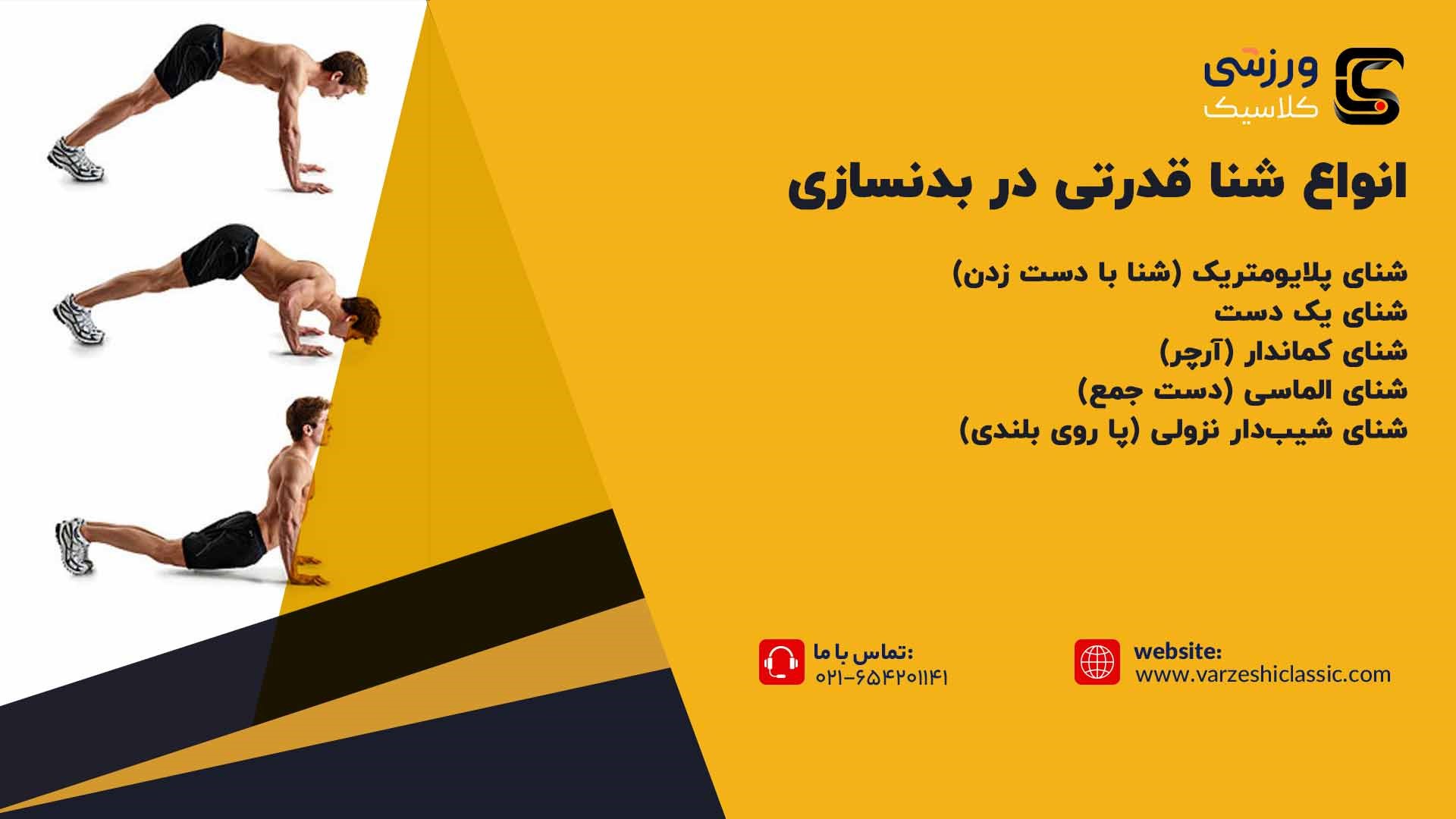 انواع شنا قدرتی